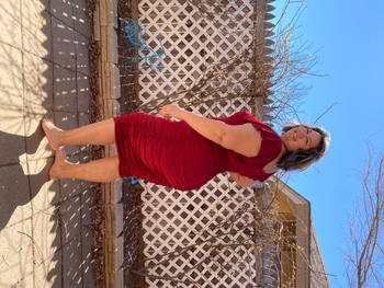 Curvy Sense Plus Size Roni Ruched Bodycon Dress - Burgundy Review