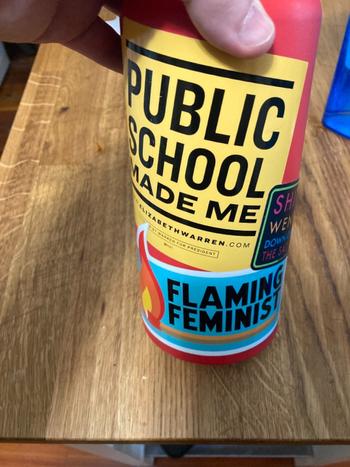 Dissent Pins Flaming Feminist Sticker Review
