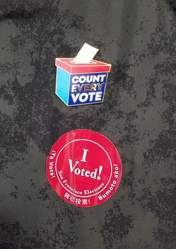 Dissent Pins Count Every Vote Pin Review