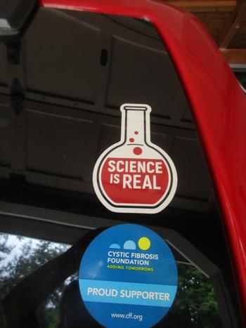Dissent Pins Science is Real Sticker Review