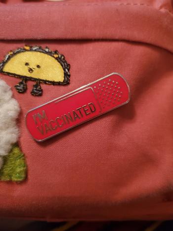 Dissent Pins I'm Vaccinated pin Review