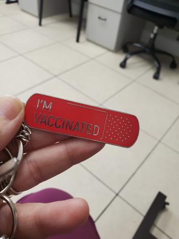 Dissent Pins I'm Vaccinated Keychain Review