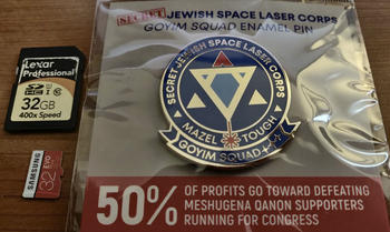 Dissent Pins Secret Jewish Space Laser Corps Goyim Squad Enamel Pin Review