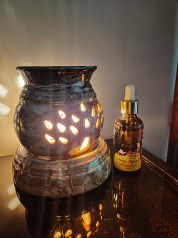 Ekam Electric Oil Warmer with 4 Pack Fragrance Oil (COB-285 BROWN) Review