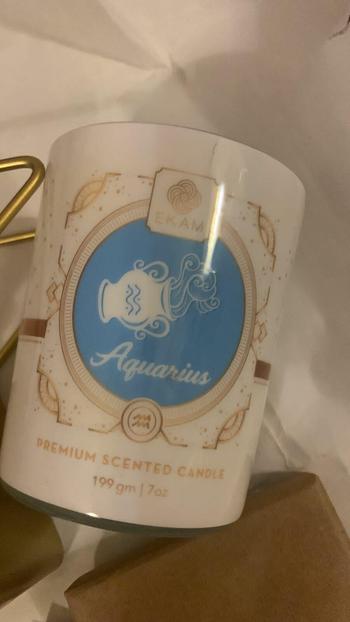 Ekam Aquarius Zodiac Scented Candle, Lavender & Patchouli Review