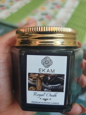 Ekam Royal Oudh Hexa Jar Scented Candle Review