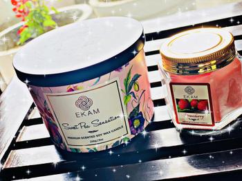 Ekam Strawberry Hexa Jar Scented Candle Review