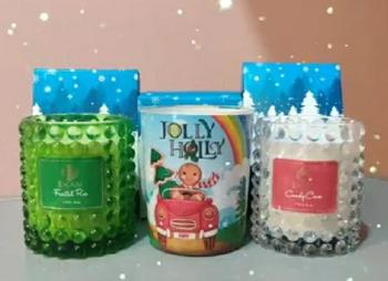 Ekam Jolly Holly Christmas Jar Candle Review