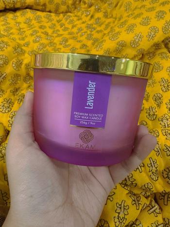 Ekam Lavender 3 Wick Scented Candle Review