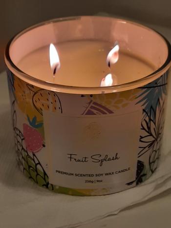 Ekam Fruit Splash 3 Wick Soy Wax Scented Candle Review