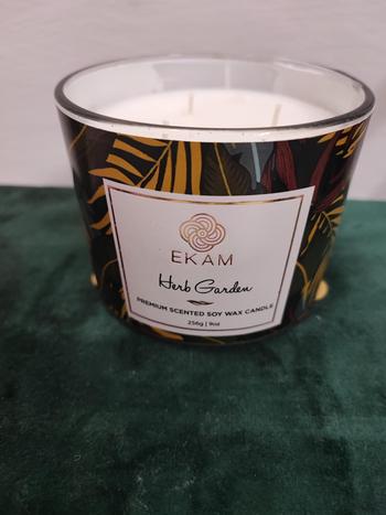 Ekam Herb Garden 3 Wick Scented Candle Review