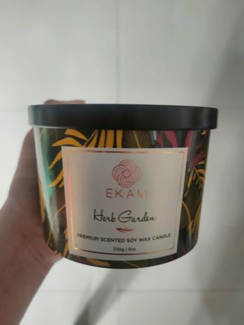 Ekam Herb Garden 3 Wick Scented Candle Review