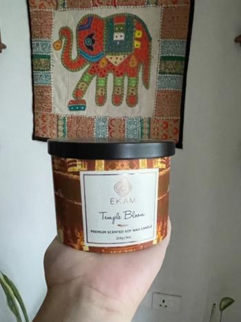 Ekam Temple Bloom 3 Wick Scented Candle Review