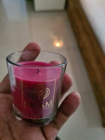Ekam Sweet Pea Sensation Shot Glass Scented Candle Review