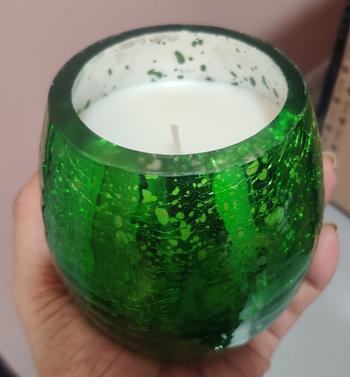 Ekam Frosted Pine Crackled Jar Scented Candle Review