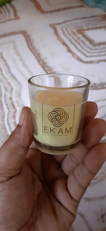 Ekam Champagne Fizz Shot Glass Scented Candle Review
