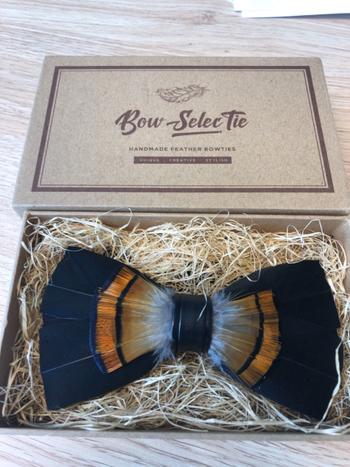 Bow SelecTie Black Feather Bowtie Review