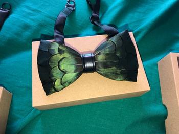Bow SelecTie Green Feather Bow Tie Review
