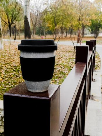 Oriental Design & Gift AHA TO GO ceramic tumbler 400ml / 13.5oz | Black Friday Deal Review