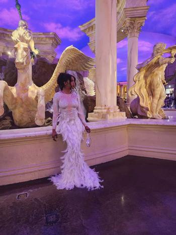 AMEKANA.COM Shalom White Diamante Dress (Ready To Ship) Review