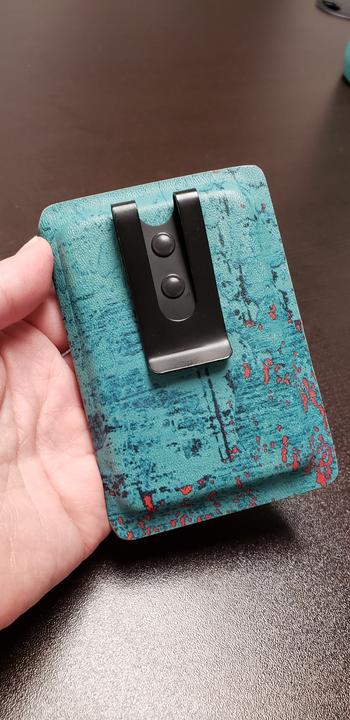 Flashbang Holsters Rustic Turquoise Slimline Wallet Review