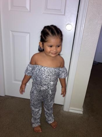 Bailey's Blossoms Zelda Cold Shoulder Jumpsuit - Dalmation Review