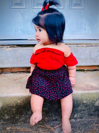 Bailey's Blossoms Macee Mini Skater Skirt - Wild Cherry Review