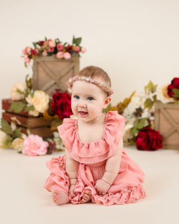 Bailey's Blossoms Nellie Ruffle Maxi Dress - Pink Review