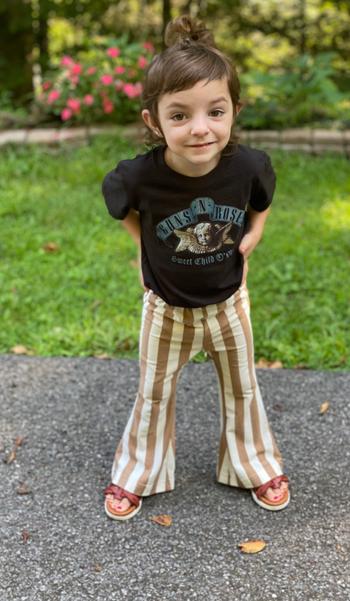 Bailey's Blossoms Blakely Boho Bell Bottoms - Tan Stripes Review