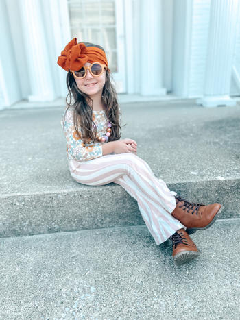 Bailey's Blossoms Blakely Boho Bell Bottoms - Peaches 'n Cream Stripes Review