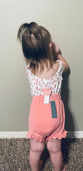 Bailey's Blossoms Maggie Cap Sleeve Leotard - White & Pink Spots Review