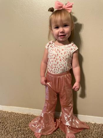 Bailey's Blossoms Lina Pleated Bell Bottoms - Time-To-Shine Rose Review