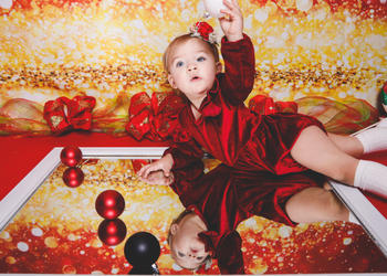 Bailey's Blossoms Rhodes Velour Bubble Shorty Romper - Candy Apple Red Review