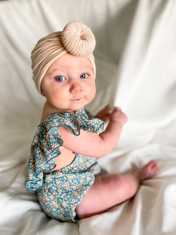 Bailey's Blossoms Shiloh Ruffle Back Romper - Lily Pad Review