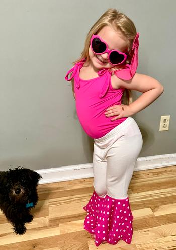 Bailey's Blossoms Maggie Cap Sleeve Leotard - Hot Pink Review