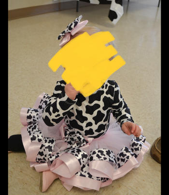 Bailey's Blossoms Kacey Long Sleeve Leotard - Cow print Review