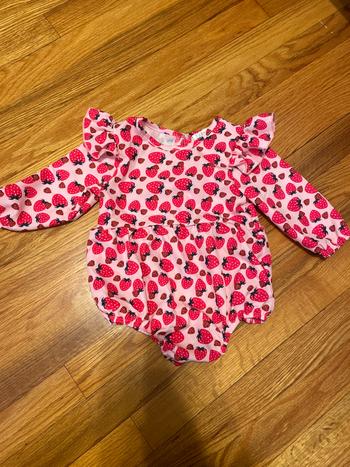 Bailey's Blossoms Rhodes Bubble Shorty Romper - Strawberry Fields Review