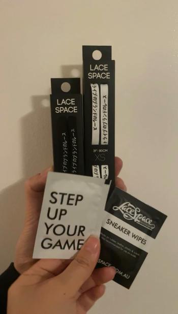 LaceSpace Laces Japanese Katakana Laces - White Review