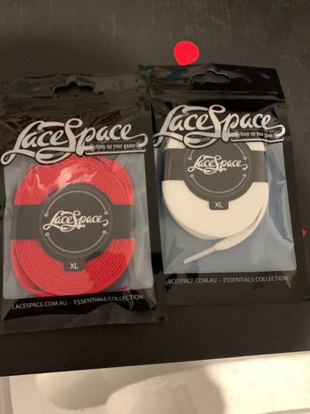 LaceSpace Laces Red Flat Laces - Essentials Collection Review