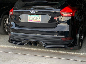 FSWERKS BLEMISHED Triple R Composites Rear Skirts/Spats -  Ford Focus ST 2015-2018 Review
