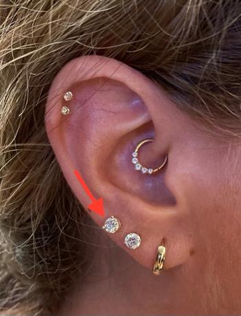 LISA ROBIN Lab Created 3 Prong Diamond Stud Earrings Review