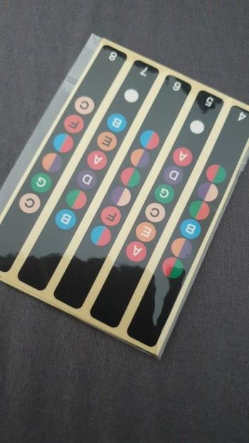Galaxy Teez Colorful Guitar Fretboard Stickers Review