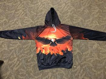 Galaxy Teez Fire Eagle 3D Hoodie Review