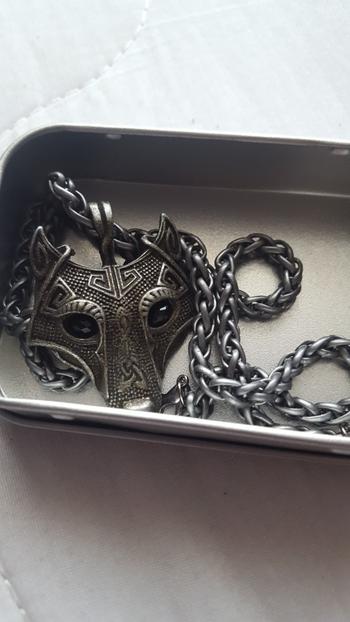 Galaxy Teez Norse Wolf Vikings Necklace Review