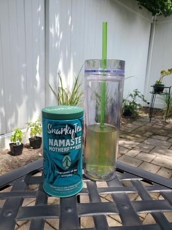 Snarky Tea Peace & Love - Raspberry Orange Green Tea Review