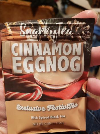 Snarky Tea Cinnamon Eggnog - Limited Batch Holiday Black Tea Review