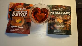 Snarky Tea Glass Heart Teacup Review