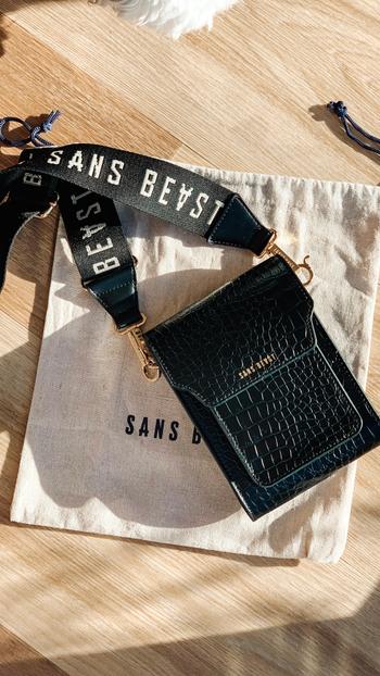 SANS BEAST Noir Emboss + Gold Bandolier Bag Review