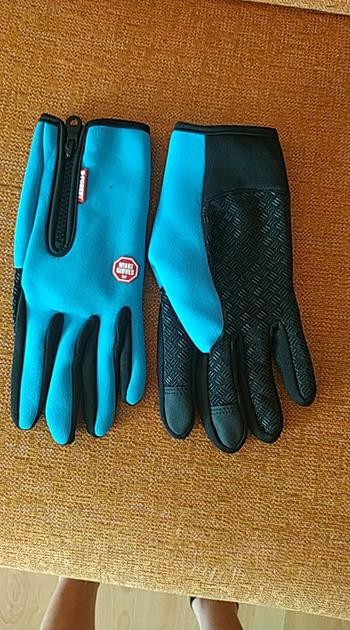 TrendyVibes.CO Winter Waterproof Sports Simulated Touchscreen Leather Gloves Review