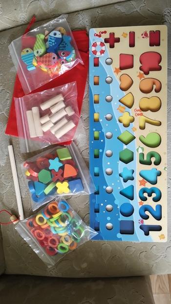 TrendyVibes.CO Montessori Educational Wooden Toys for Colors and Counting Review